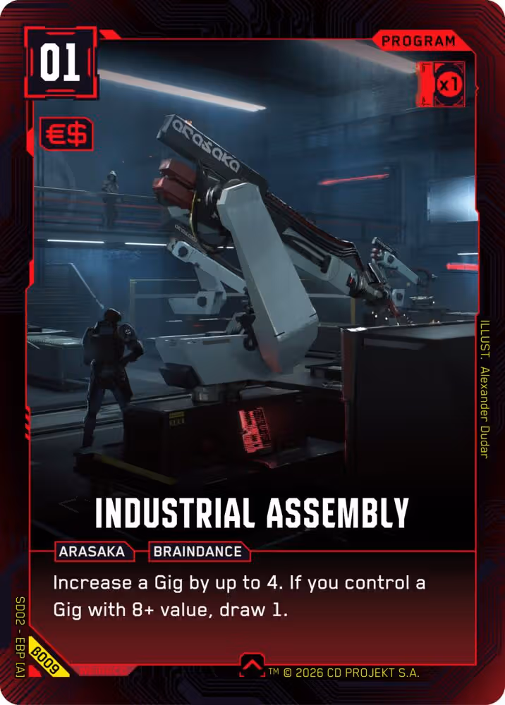 Industrial Assembly B009 Cyberpunk TCG card