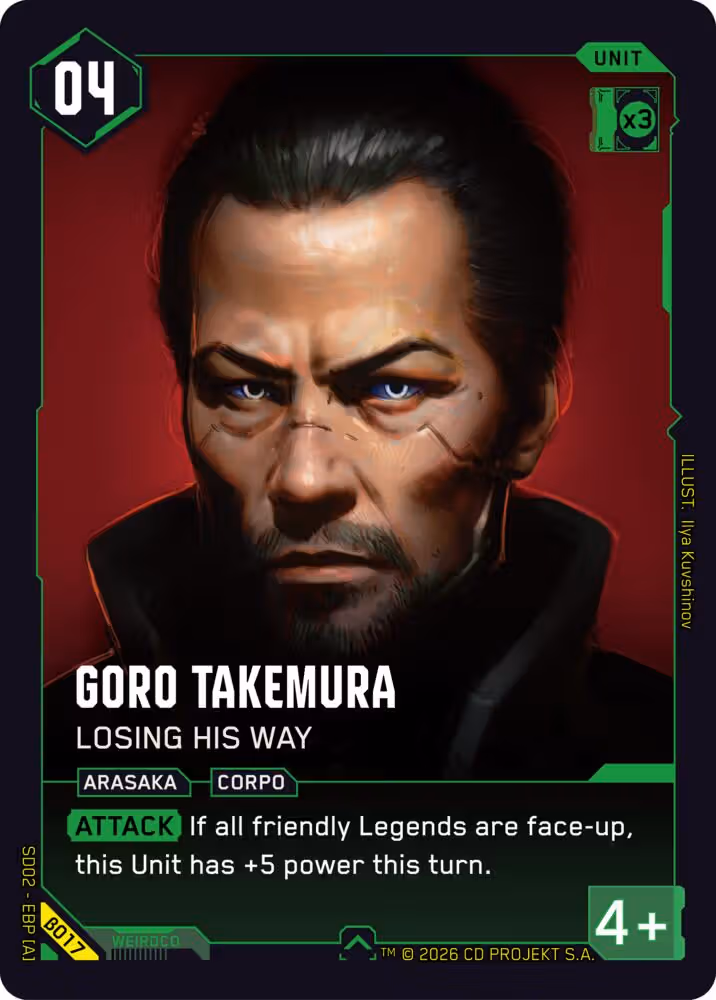 Embracing Power Starter Deck (Beta) Cyberpunk TCG set cover card