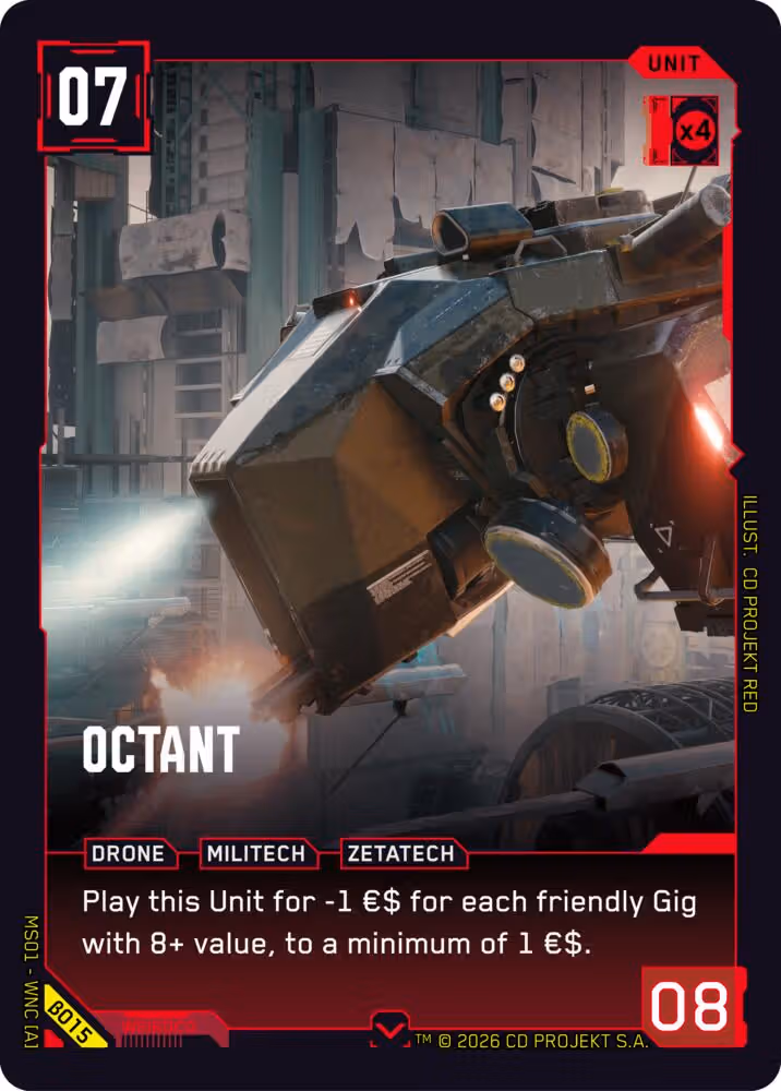 Octant Cyberpunk TCG card