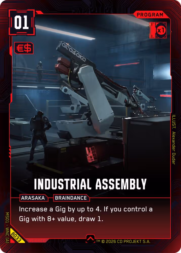 Industrial Assembly Cyberpunk TCG card