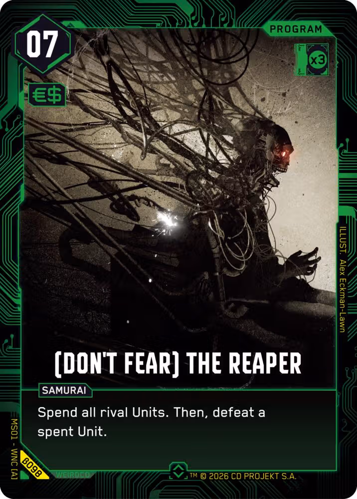 (Don't Fear) The Reaper Cyberpunk TCG card