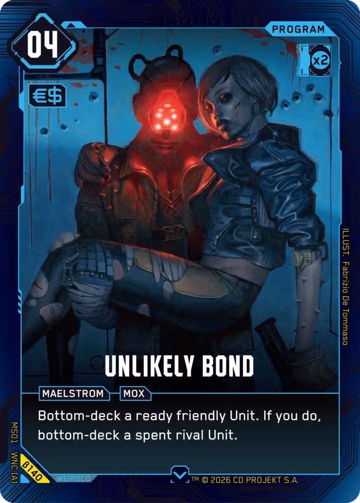 Unlikely Bond Cyberpunk TCG card