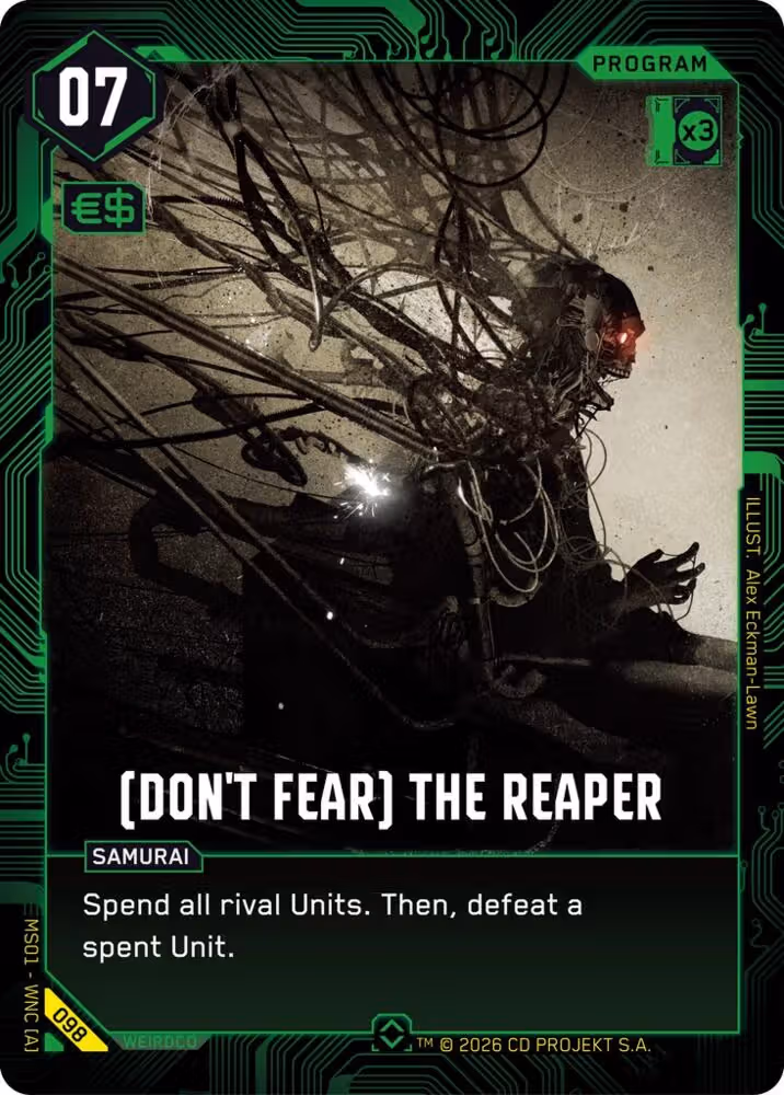 (Don't Fear) The Reaper 098 Cyberpunk TCG card