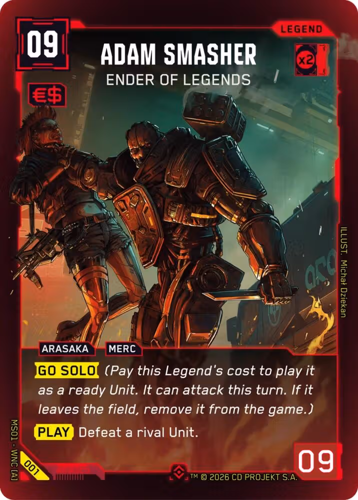 Welcome to Night City Cyberpunk TCG set cover card