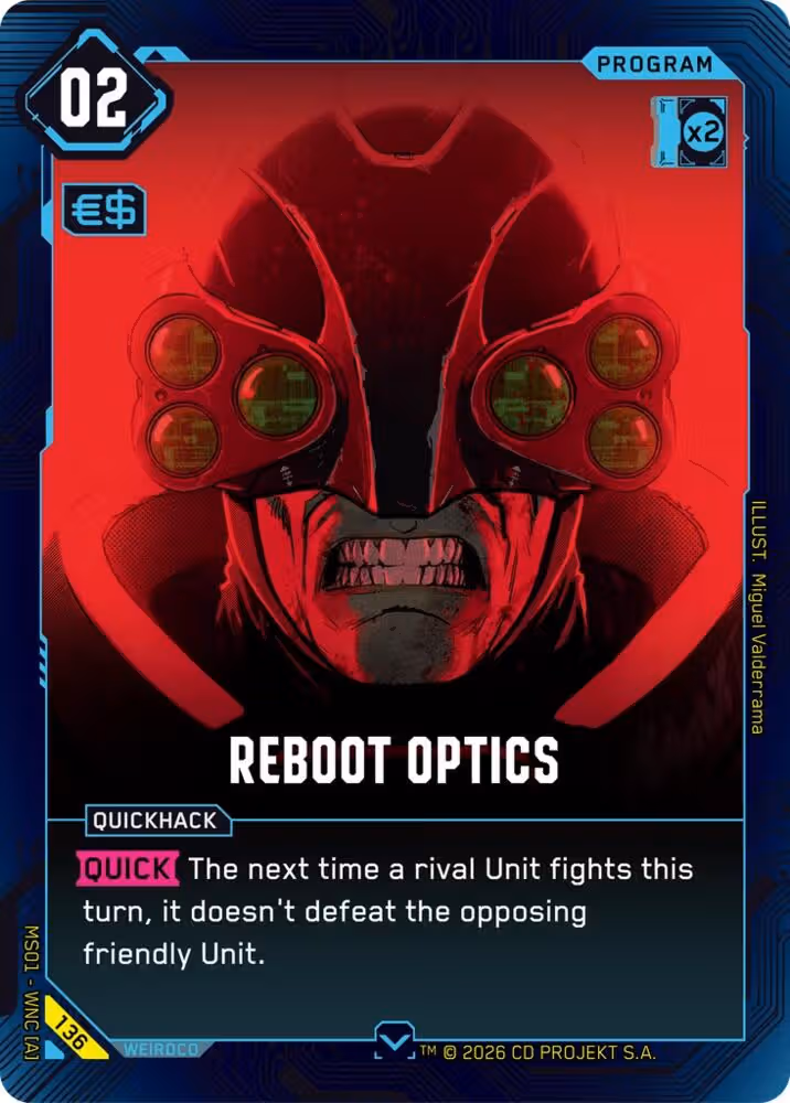 Reboot Optics 136 Cyberpunk TCG card