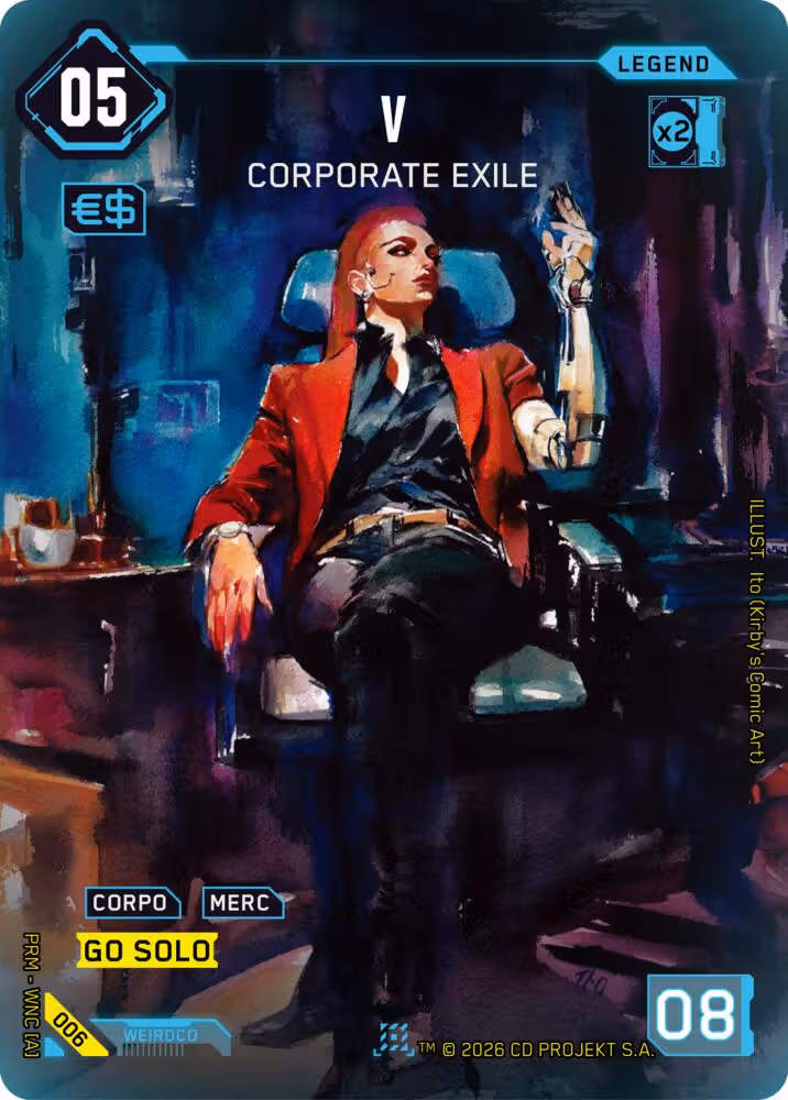 V - Corporate Exile 006 Cyberpunk TCG card