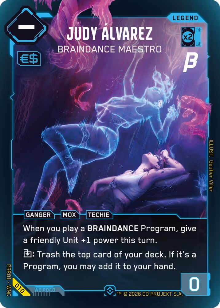 Pre-Release Beta Cyberpunk TCG set cover card