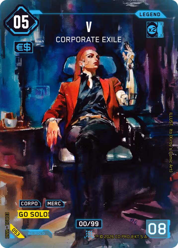V - Corporate Exile 053 Cyberpunk TCG card