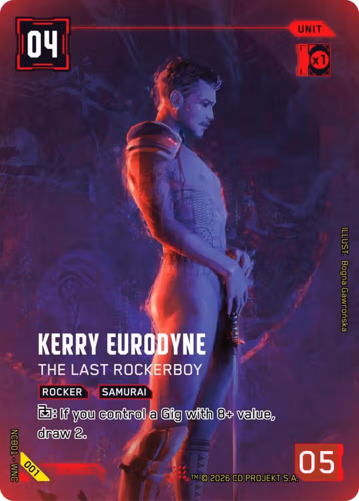 Night City Brawl Season 1 Cyberpunk TCG set cover card