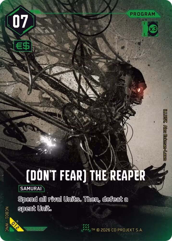 (Don't Fear) The Reaper 012 Cyberpunk TCG card